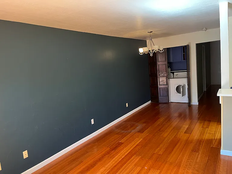 cupboard opens to washer, dryer and lots of storage