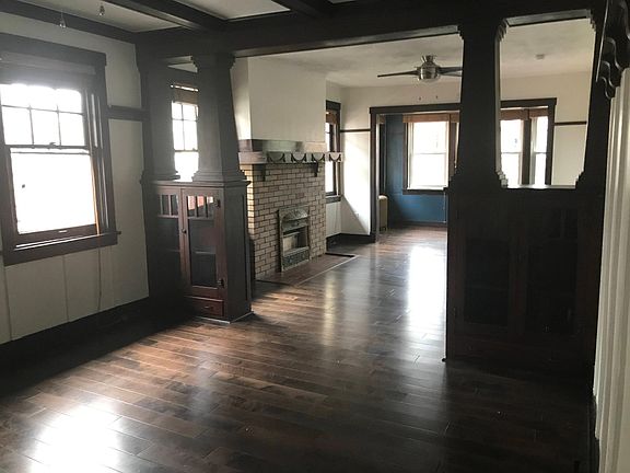 Sun room, living room and dining room