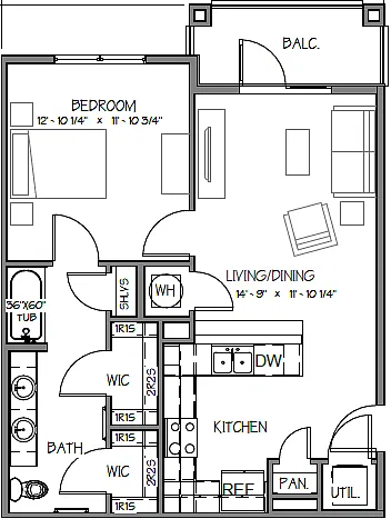 Floor plan A1-HC