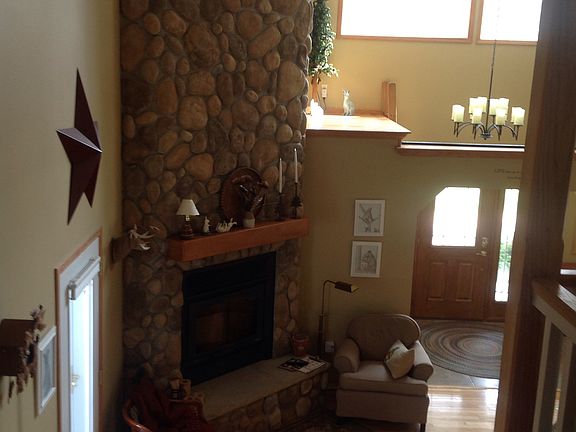 Main floor fireplace