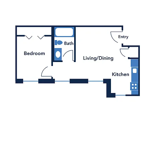 Floor plan Unit 101/102