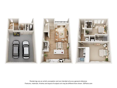 Floor plan Fern Townhome