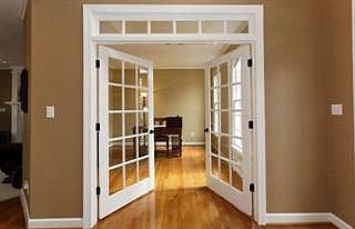 French Doors into Formal Living Room or Office