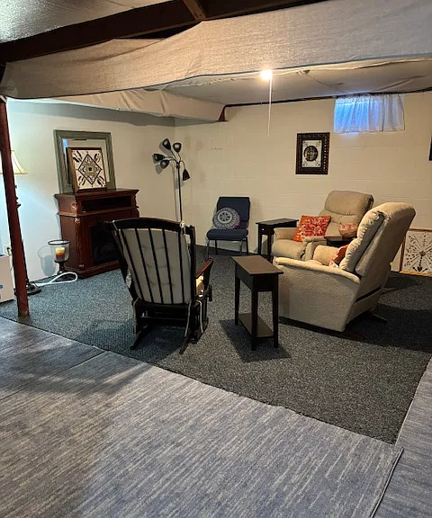 partially finished basement