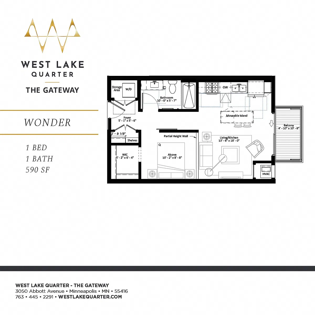Floor plan Wonder - ALCOVE