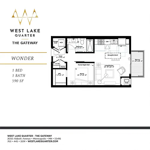Floor plan Wonder - ALCOVE