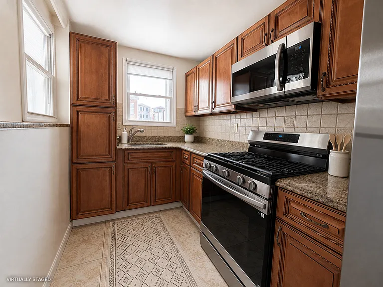 gas stove - built in microwave with vent