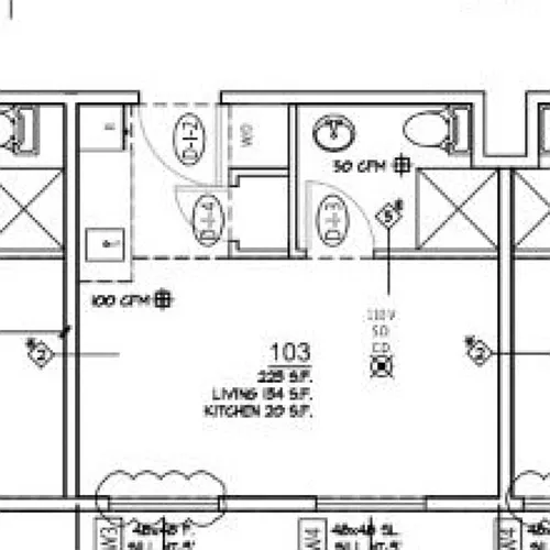 Floor plan South Base Levels 1-4