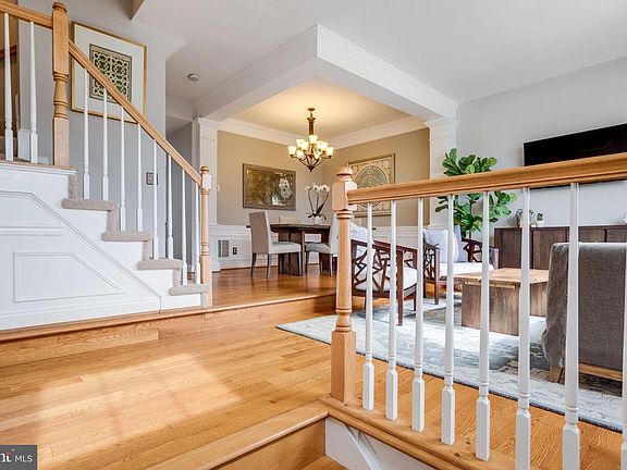 Gleaming hardwood floors