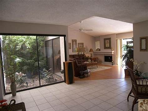 Atrium and living room