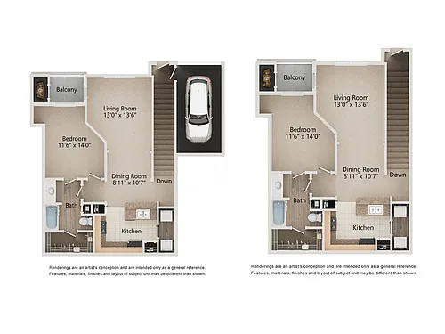 Floor plan Dunston