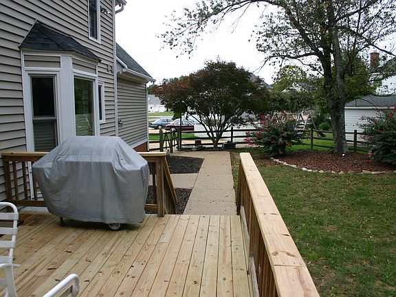 New Deck and Sidewalk