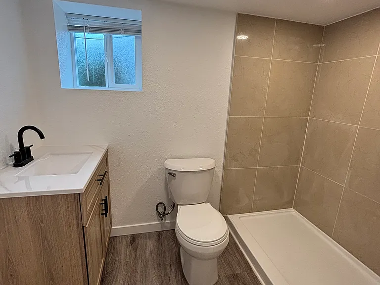Tile walk in shower