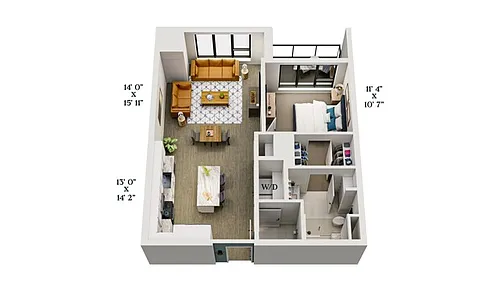 Floor plan B7
