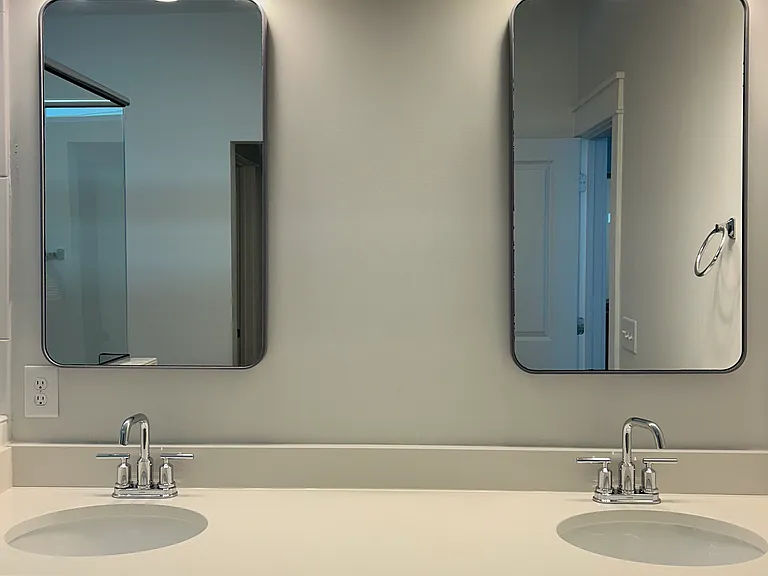 Primary bath. Double vanity