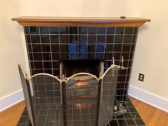 Fireplace in living room