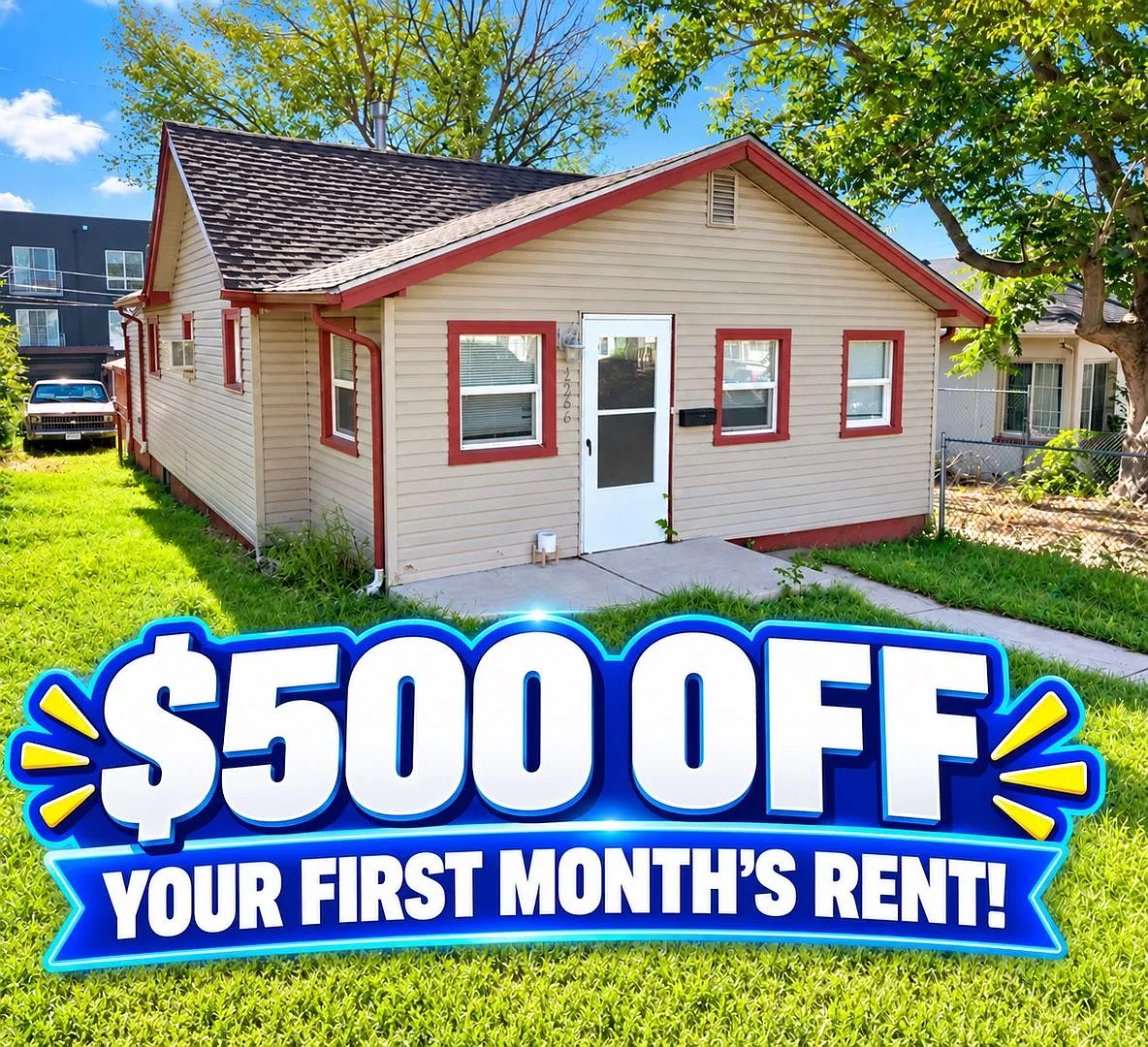 $500 Off First Months Rent! Charming 2br/1ba With Den And Garage! Updated 1/2 Duplex Near Sloan's... — Photo 1