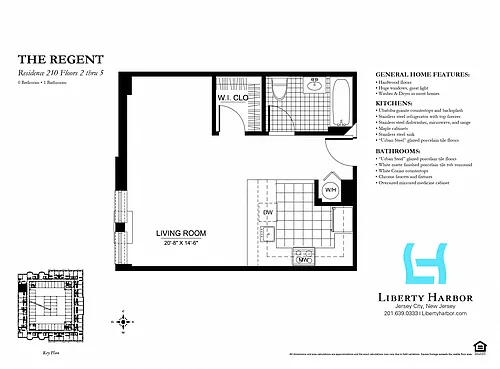 Floor plan 30 REGENT-STUDIO PLAN D