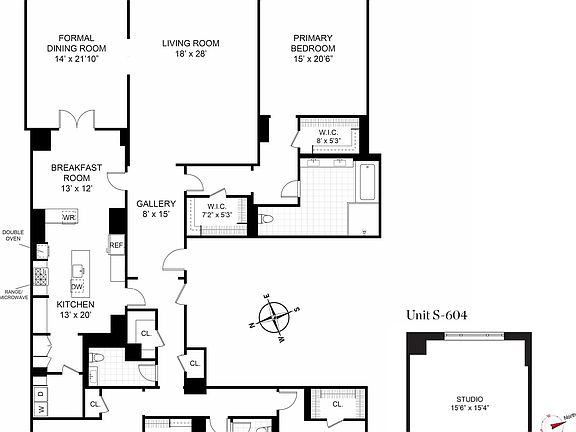 2nd image of 15 Central Park W APT 14B