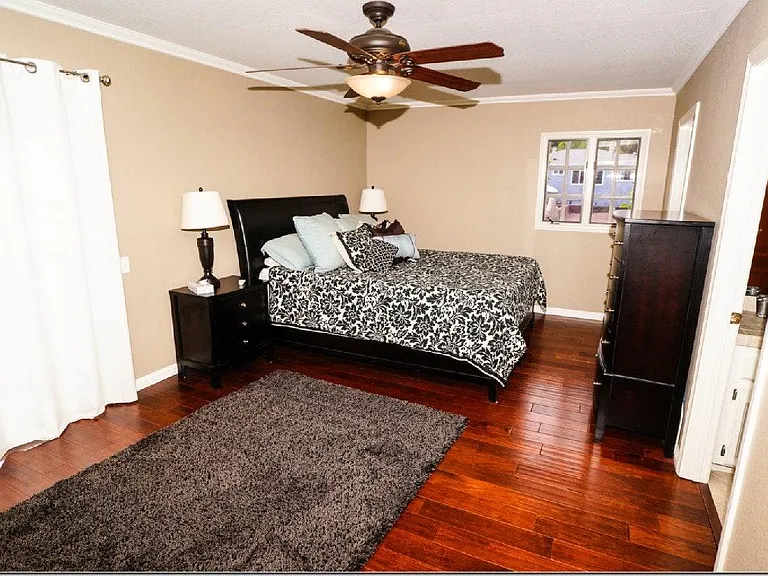 Large Master Bedroom with walk in closet, private bath