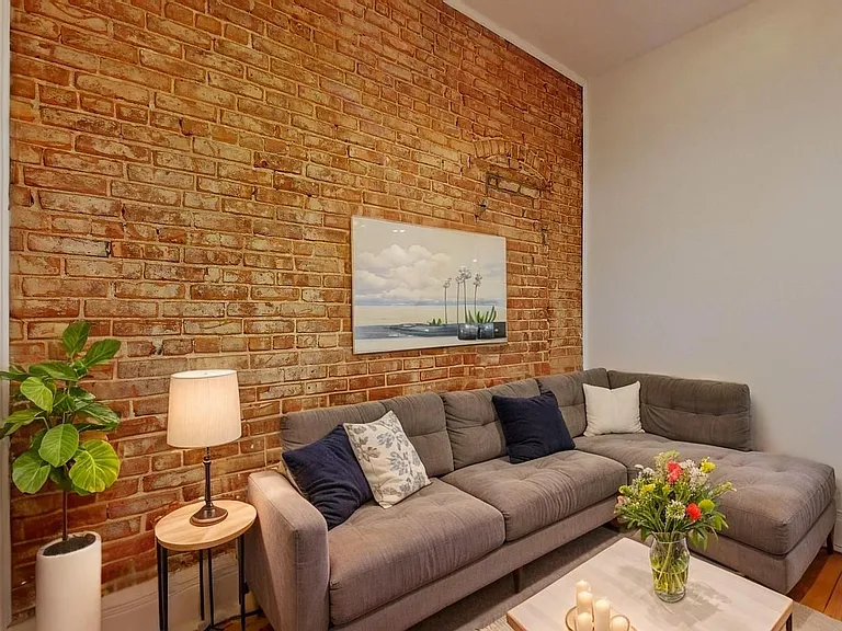 Living room (virtually staged to show you multiple furniture layout options)