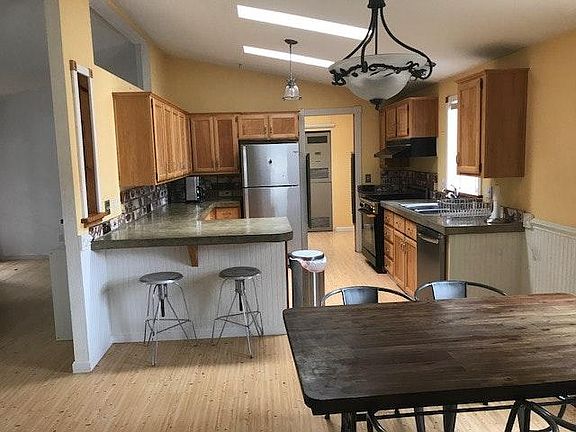 dining room and kitchen