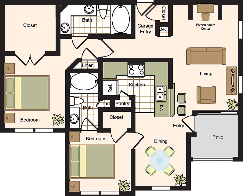 Floor plan F