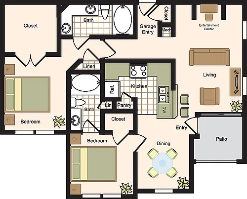 Floor plan F