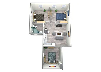 Rented by B & L Management