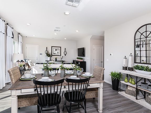 Dining area next to kitchen