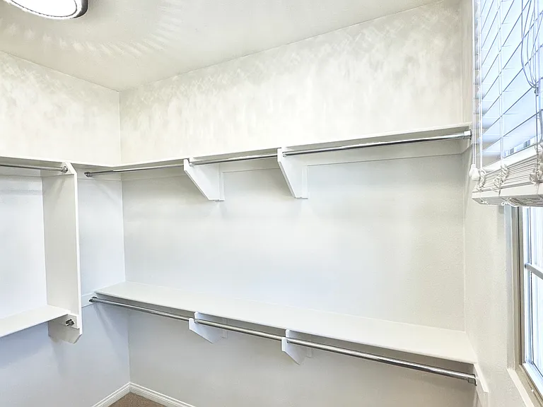 Primary walk-in closet