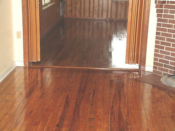 Softwood in master bedroom