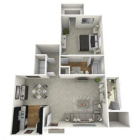 Floor plan Gaston