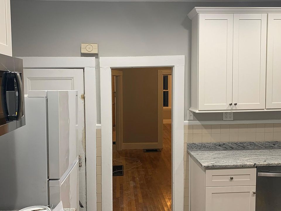 Kitchen view into family room