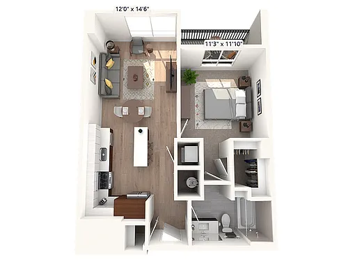 Floor plan A03