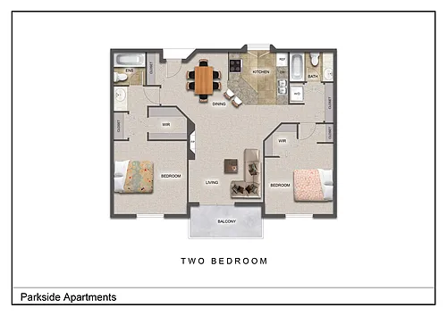Floor plan 2 Bedroom