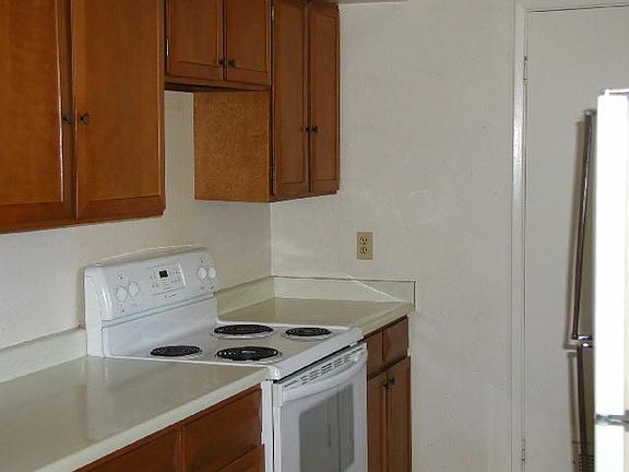 Galley kitchen with newer range