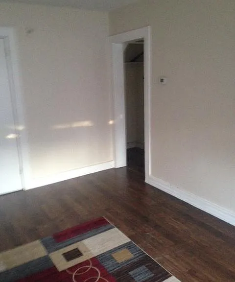 Door from living room into from bedroom
