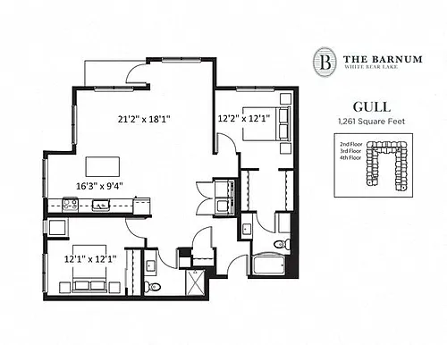Floor plan Gull