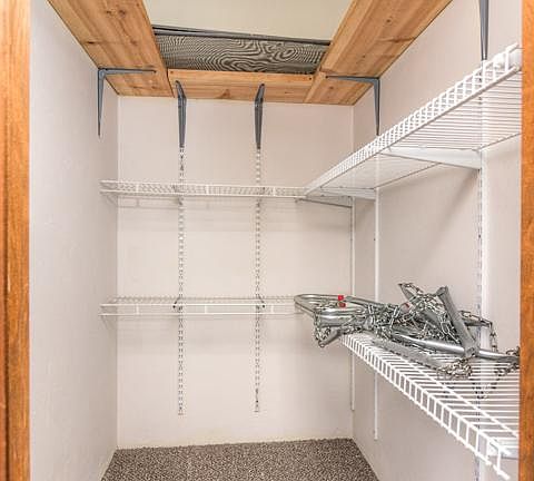 Upstairs walk in closet