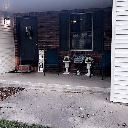 Front door patio entrance 