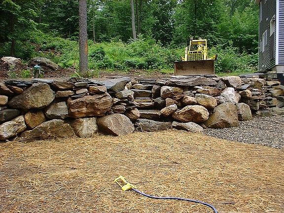 First retaining wall