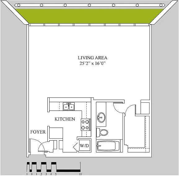 Floor plan Studio