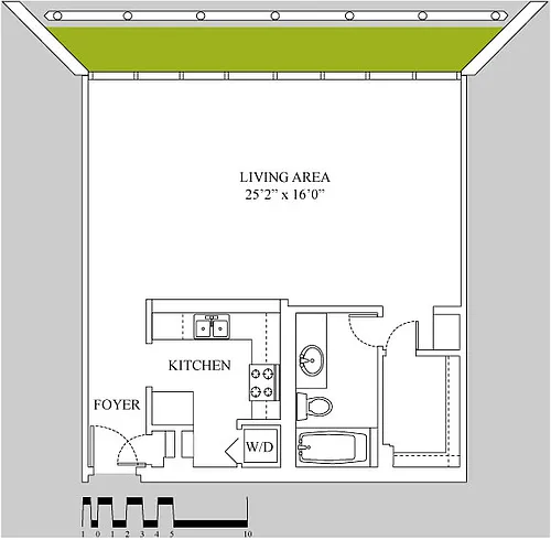 Floor plan Studio