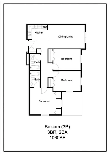 Floor plan Balsam