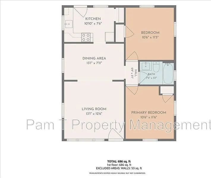 2 bed, 1.0 bath, 780 sqft, $1,399 — Photo 3