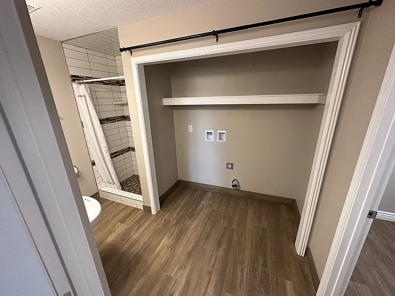 Laundry closet