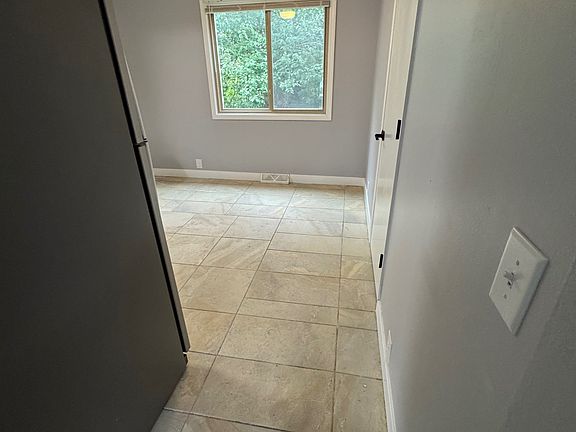 from living room into kitchen