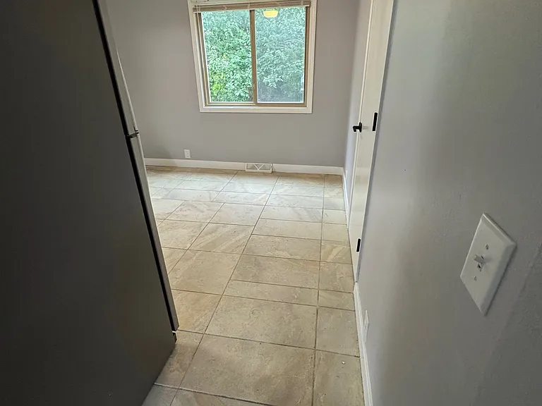 from living room into kitchen