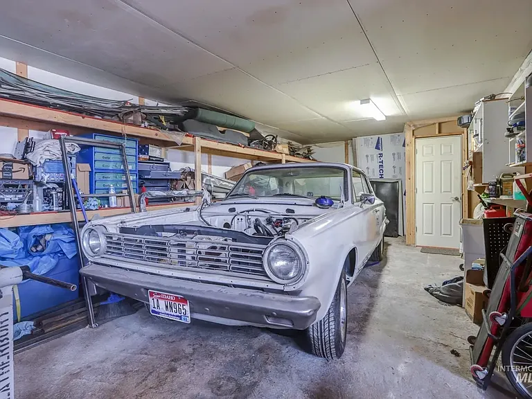 same interior space in shop with vehicle